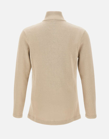 ELEVENTY Cardigan in cotone BEIGE Uomo 