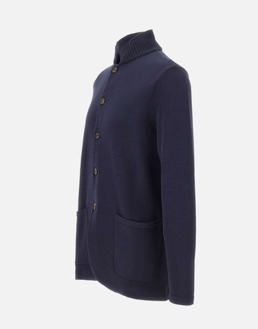 ELEVENTY Cardigan in cotone BLUE Uomo 