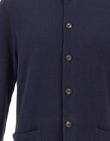 ELEVENTY Cardigan in cotone BLUE Uomo 