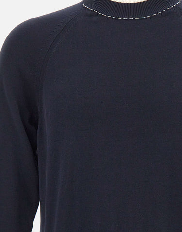Maglia con profili a contrasto M76MAGM28 MAG0M0151101 ELEVENTY 