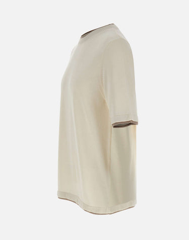 ELEVENTY Maglia a maniche corte WHITE Uomo 