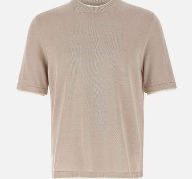 ELEVENTY Maglia a maniche corte BEIGE Uomo 