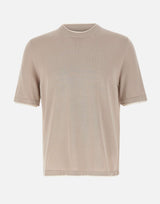 ELEVENTY Maglia a maniche corte BEIGE Uomo 
