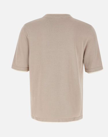 ELEVENTY Maglia a maniche corte BEIGE Uomo 