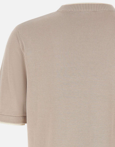 ELEVENTY Maglia a maniche corte BEIGE Uomo 