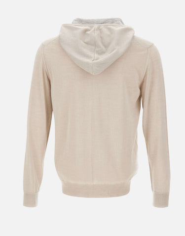 Felpa full zip in misto lana M76MAGM69 MAG0M0430206 ELEVENTY 
