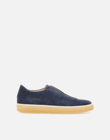 ELEVENTY Sneakers slip-on in pelle scamosciata BLUE Uomo 