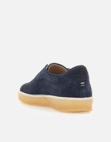 ELEVENTY Sneakers slip-on in pelle scamosciata BLUE Uomo 