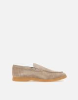 ELEVENTY Mocassini in pelle scamosciata BEIGE Uomo 