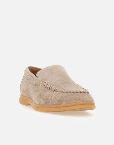 ELEVENTY Mocassini in pelle scamosciata BEIGE Uomo 