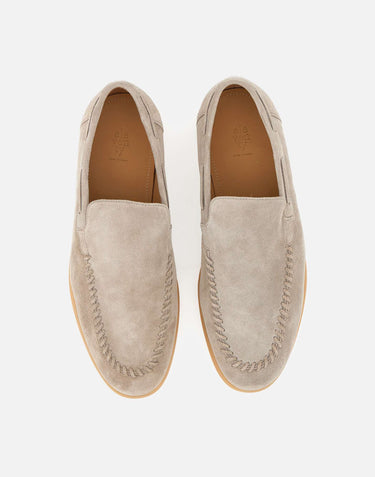 ELEVENTY Mocassini in pelle scamosciata BEIGE Uomo 