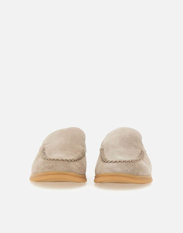 ELEVENTY Mocassini in pelle scamosciata BEIGE Uomo 