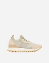 ELEVENTY Sneakers in maglia e pelle BEIGE Uomo 