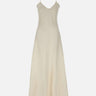 Abito lungo in misto lino con lurex M80ABIK02 TES0M06800 ELEVENTY 