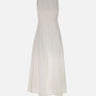 ELEVENTY Abito lungo in lino WHITE Donna 