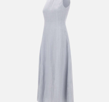 ELEVENTY Abito lungo in lino Light Blue Donna 