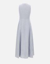 ELEVENTY Abito lungo in lino Light Blue Donna 