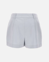 ELEVENTY Shorts sartoriali in misto cotone e lyocell Light Blue Donna 