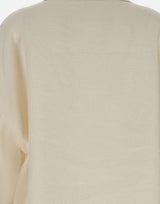 ELEVENTY Camicia in misto lino WHITE Donna 