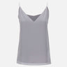 ELEVENTY Top in seta GREY Donna 