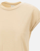 ELEVENTY T-shirt con finitura metallizzata BEIGE Donna 