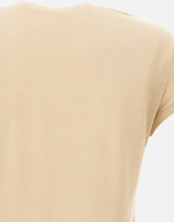 ELEVENTY T-shirt con finitura metallizzata BEIGE Donna 