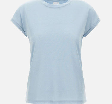 ELEVENTY T-shirt con finitura metallizzata Light Blue Donna 