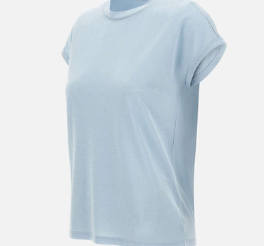 ELEVENTY T-shirt con finitura metallizzata Light Blue Donna 