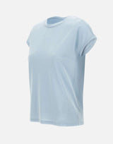 ELEVENTY T-shirt con finitura metallizzata Light Blue Donna 