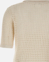 ELEVENTY Maglia in seta a maniche corte WHITE Donna 