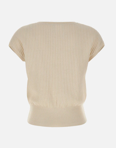 Maglia smanicata in cotone M81MAGM33 MAG0M02300 ELEVENTY 