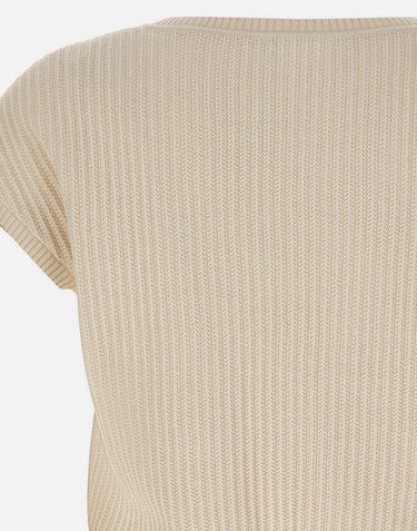 Maglia smanicata in cotone M81MAGM33 MAG0M02300 ELEVENTY 