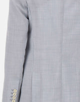 Blazer doppiopetto in misto lana e seta M85GIAJ03 TES0M046130 ELEVENTY 