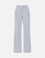 ELEVENTY Pantaloni in misto lana e seta Light Blue Donna 