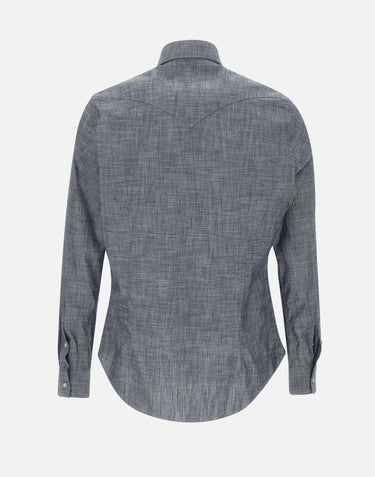 ELEVENTY Camicia "Iconic" BLUE Uomo 