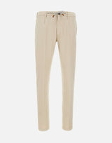 ELEVENTY Pantaloni in misto cotone elasticizzati BEIGE Uomo 