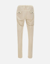 ELEVENTY Pantaloni in misto cotone elasticizzati BEIGE Uomo 