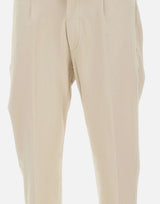 ELEVENTY Pantaloni in misto cotone elasticizzati BEIGE Uomo 