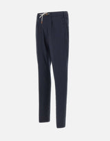 ELEVENTY Pantaloni in misto cotone elasticizzati BLUE Uomo 