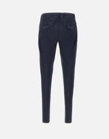 ELEVENTY Pantaloni in misto cotone elasticizzati BLUE Uomo 