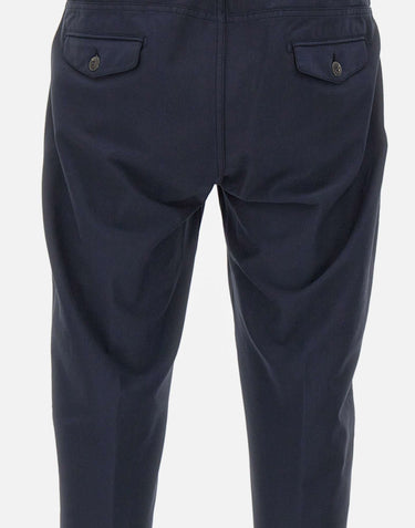 ELEVENTY Pantaloni in misto cotone elasticizzati BLUE Uomo 