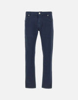 ELEVENTY Pantalone cinque tasche in cotone BLUE Uomo 