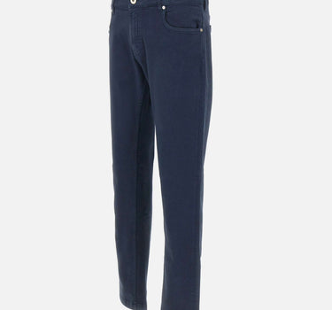ELEVENTY Pantalone cinque tasche in cotone BLUE Uomo 
