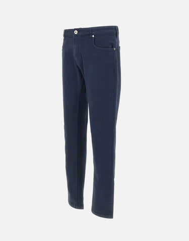 ELEVENTY Pantalone cinque tasche in cotone BLUE Uomo 