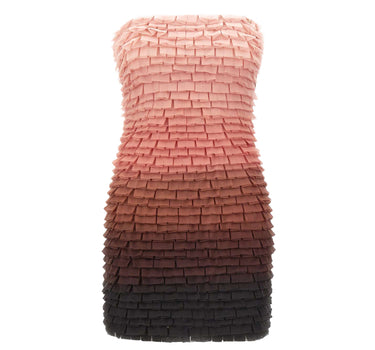 Mini abito in tulle degradé AB83062E3 FF1 ELISABETTA FRANCHI 