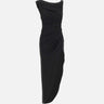 Abito in jersey crêpe con spallina gioiello AB90661E2 110 ELISABETTA FRANCHI 