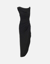 Abito in jersey crêpe con spallina gioiello AB90661E2 110 ELISABETTA FRANCHI 