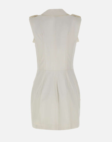 Abito in gabardina di cotone con tasconi AB92861E3 360 ELISABETTA FRANCHI 