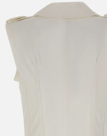 Abito in gabardina di cotone con tasconi AB92861E3 360 ELISABETTA FRANCHI 