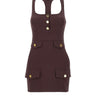 Mini abito in drill AB96962E2 644 ELISABETTA FRANCHI 
